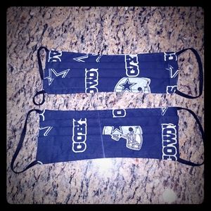 Dallas Cowboys Face Mask w/o Filter (2 masks)